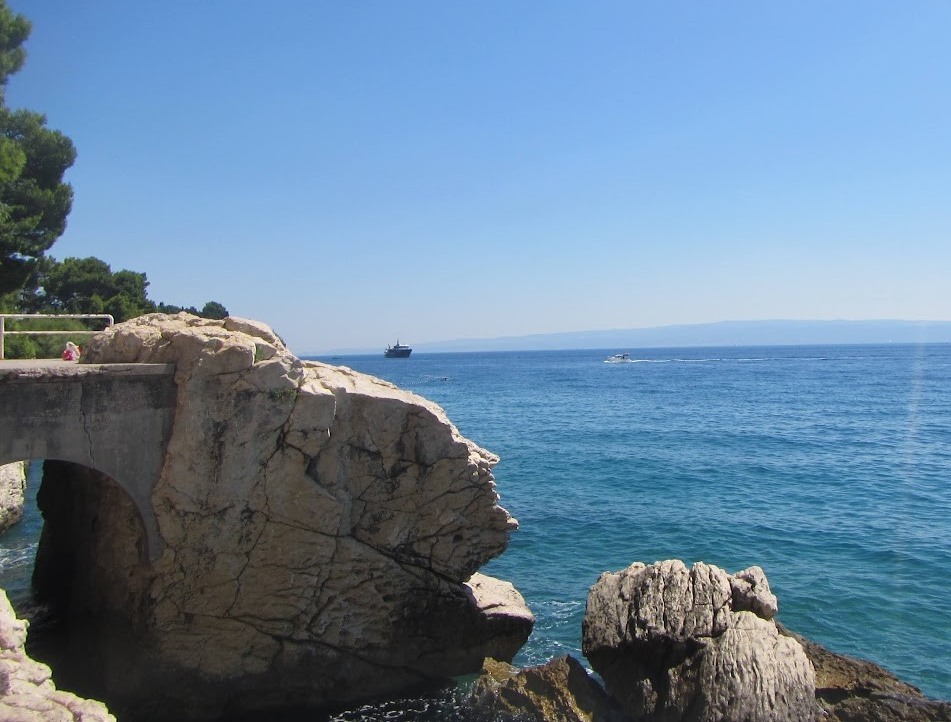 Bacvice Beach in Split, Croatia