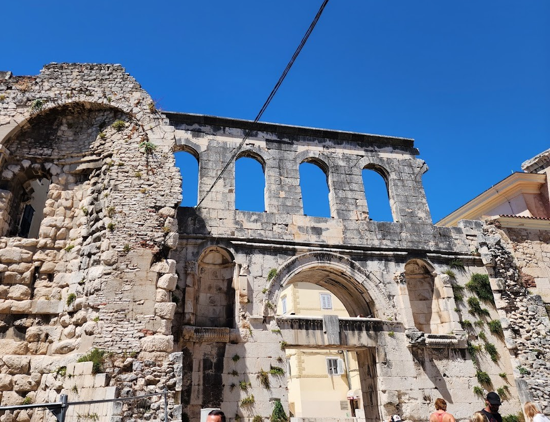 Diocletian's Palace in Split, Croatia